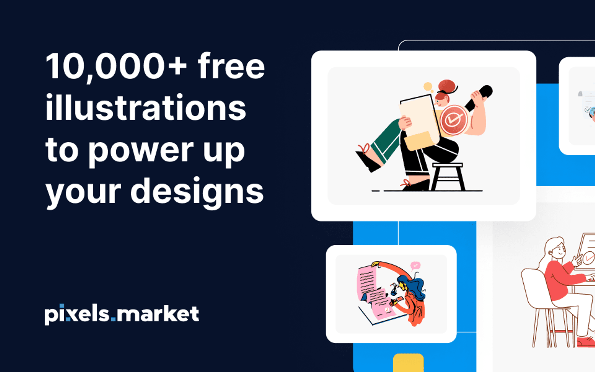 Download 10,000+ free illustrations to power up your designs